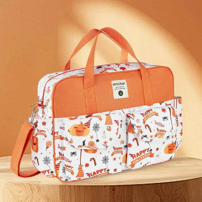 Mommy Diaper Bag For Babies LargeCapacity Organizer Waterproof Wide Opening Travel Messenger Crossbody Bag Mummy Baby Nappy Bag - ZOOMNSTORE