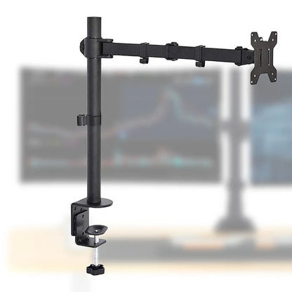 Monitor Desk Mount - Dual Adjustable Arm for 17 to 32 Inch Screens | Cable Management - ZOOMNSTORE