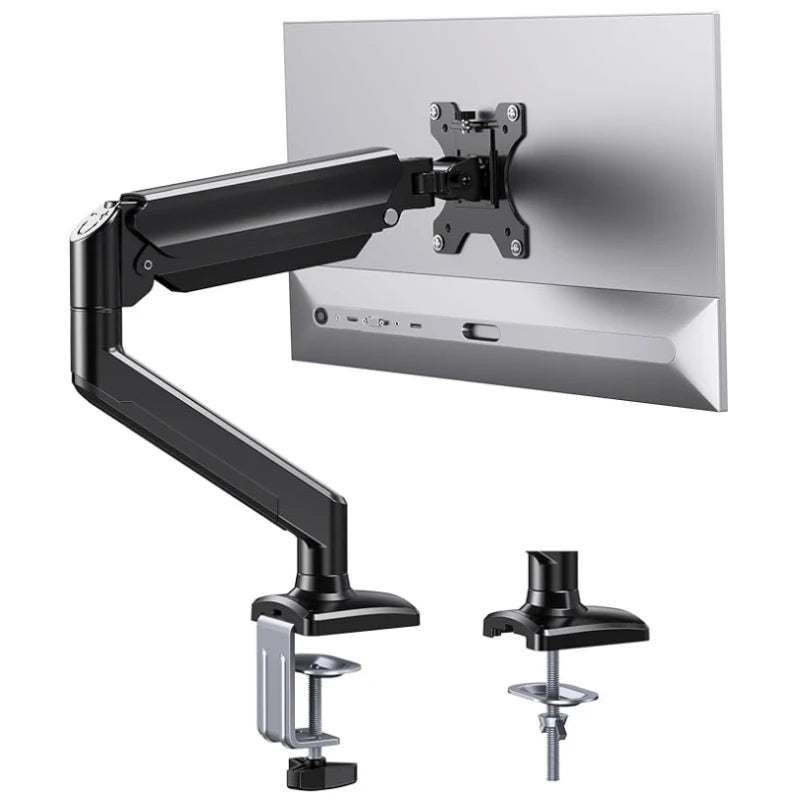 Monitor Mount Bracket - Adjustable Desk Display Bracket for 32 Inch Monitors Up to 20 Lbs - ZOOMNSTORE