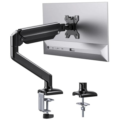 Monitor Mount Bracket - Adjustable Desk Display Bracket for 32 Inch Monitors Up to 20 Lbs - ZOOMNSTORE