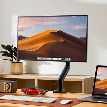 Monitor Mount Bracket - Adjustable Desk Display Bracket for 32 Inch Monitors Up to 20 Lbs - ZOOMNSTORE