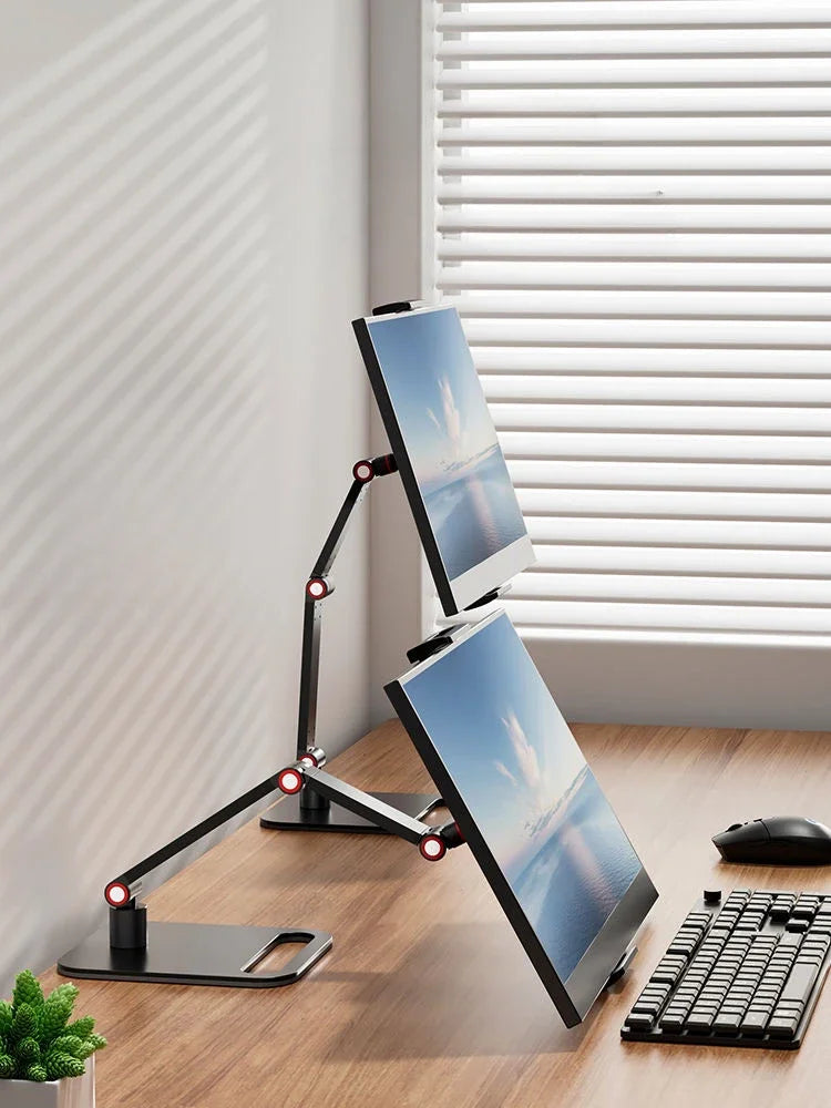 Monitor Stand | Adjustable Desk Holder for 12-17.3" Displays with VESA Mount - ZOOMNSTORE