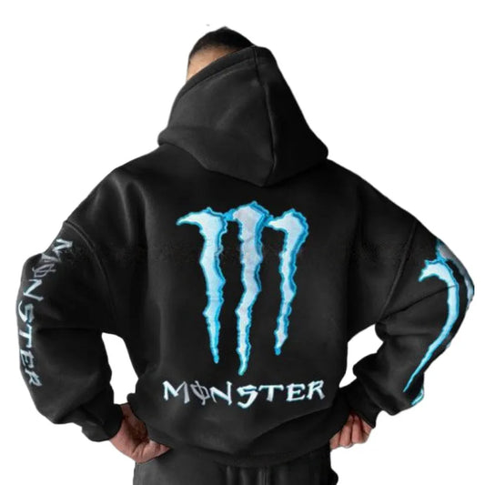 Monster Energy Hoodies – Water Resistant Hip Hop Streetwear Pullover Hoodie - ZOOMNSTORE