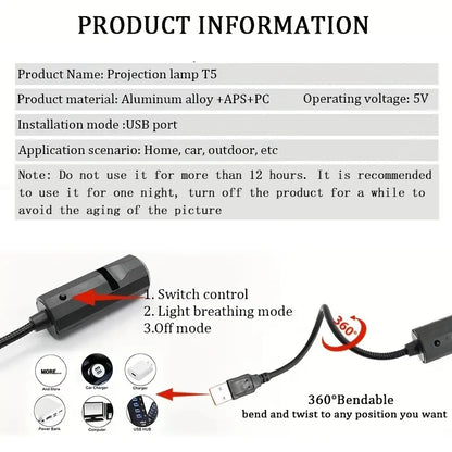 LED Moon Lamp - Blue Planet Night Light - ZOOMNSTORE