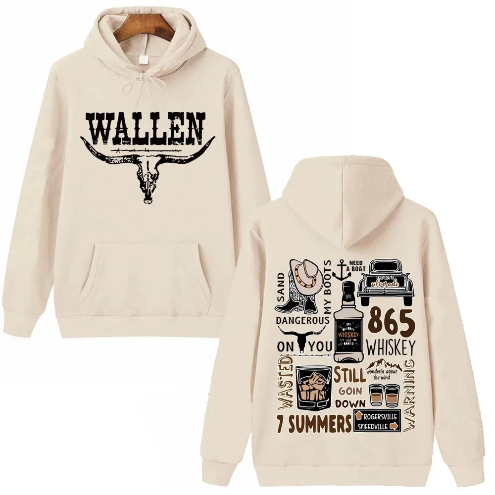 Morgan Wallen Hoodie - Western Country Music Pullover Sweatshirt for Fans - ZOOMNSTORE