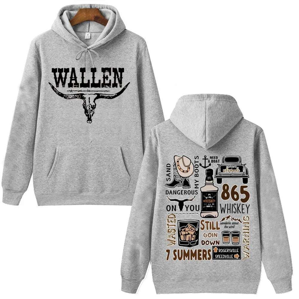 Morgan Wallen Hoodie - Western Country Music Pullover Sweatshirt for Fans - ZOOMNSTORE
