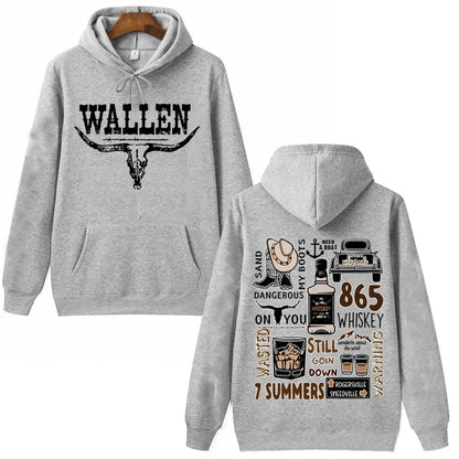 Morgan Wallen Hoodie - Western Country Music Pullover Sweatshirt for Fans - ZOOMNSTORE