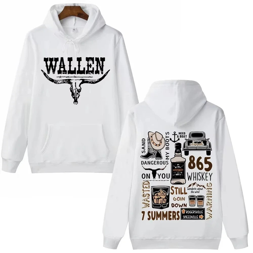 Morgan Wallen Hoodie - Western Country Music Pullover Sweatshirt for Fans - ZOOMNSTORE