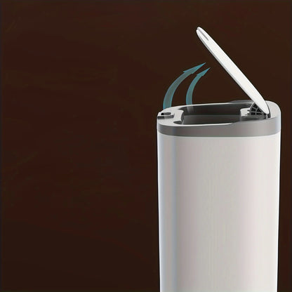 Motion Sensor Trash Can - 13L Automatic Waterproof Bin for Bathroom Kitchen Office Bedroom - ZOOMNSTORE