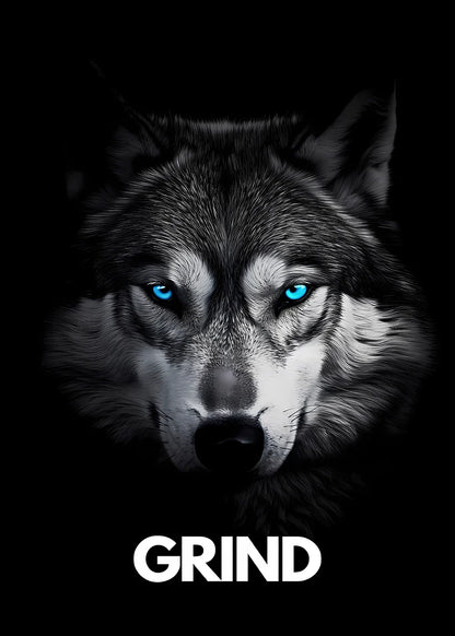 Animal Motivational Wall Art - Lion Wolf Leopard Canvas Prints for Home Office Decor - ZOOMNSTORE