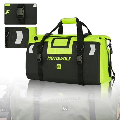 Waterproof Motorcycle Dry Bag - Reflective Duffle for Travel Hiking Camping Fishing - ZOOMNSTORE