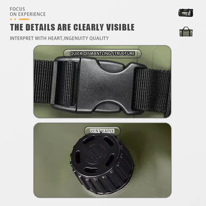 Waterproof Motorcycle Dry Bag - Reflective Duffle for Travel Hiking Camping Fishing - ZOOMNSTORE