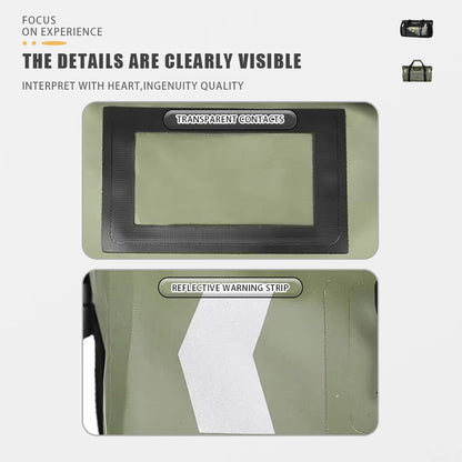 Waterproof Motorcycle Dry Bag - Reflective Duffle for Travel Hiking Camping Fishing - ZOOMNSTORE