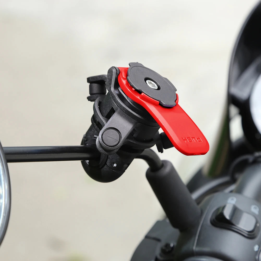 Universal Motorcycle Bike Phone Holder Stand Bicycle Phone Bike Holder 360° Rotatable Support Security Bracket Quick Release - ZOOMNSTORE