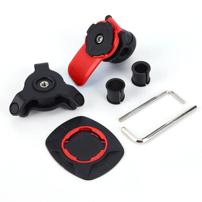 Universal Motorcycle Bike Phone Holder Stand Bicycle Phone Bike Holder 360° Rotatable Support Security Bracket Quick Release - ZOOMNSTORE