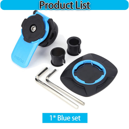 Universal Motorcycle Bike Phone Holder Stand Bicycle Phone Bike Holder 360° Rotatable Support Security Bracket Quick Release - ZOOMNSTORE