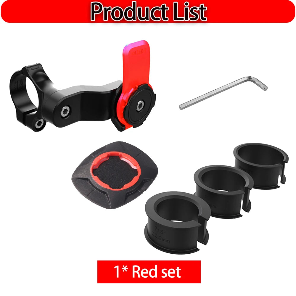 Universal Motorcycle Bike Phone Holder Stand Bicycle Phone Bike Holder 360° Rotatable Support Security Bracket Quick Release - ZOOMNSTORE