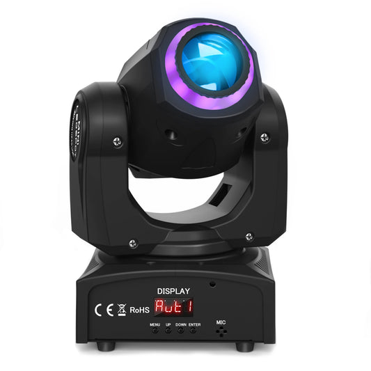 120W RGB LED Moving Head Light - DMX Stage Effect for DJ Shows  Parties - ZOOMNSTORE