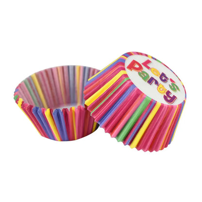Muffin Cupcake Liners - 100Pcs Colorful Paper Baking Cups Disposable Eco Friendly - ZOOMNSTORE