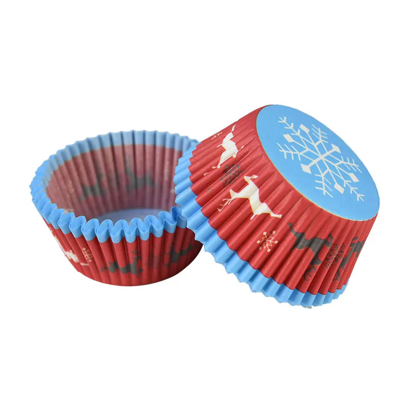 Muffin Cupcake Liners - 100Pcs Colorful Paper Baking Cups Disposable Eco Friendly - ZOOMNSTORE