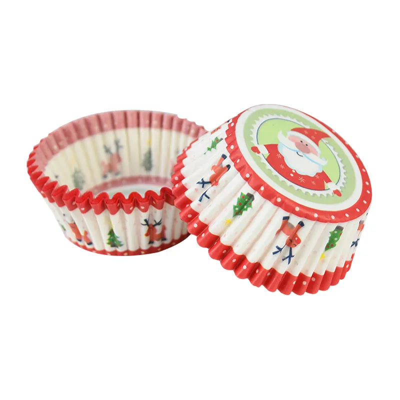 Muffin Cupcake Liners - 100Pcs Colorful Paper Baking Cups Disposable Eco Friendly - ZOOMNSTORE