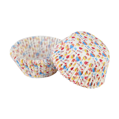 Muffin Cupcake Liners - 100Pcs Colorful Paper Baking Cups Disposable Eco Friendly - ZOOMNSTORE