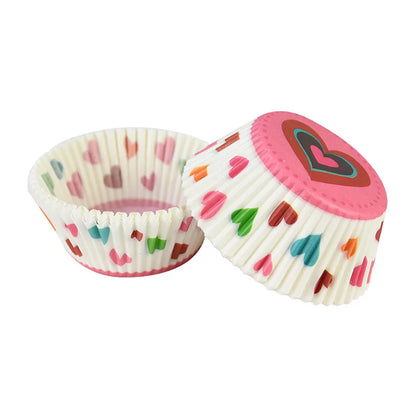 Muffin Cupcake Liners - 100Pcs Colorful Paper Baking Cups Disposable Eco Friendly - ZOOMNSTORE