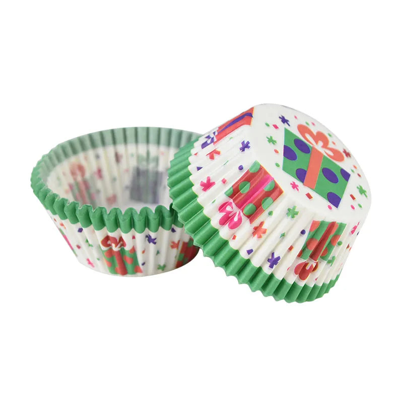 Muffin Cupcake Liners - 100Pcs Colorful Paper Baking Cups Disposable Eco Friendly - ZOOMNSTORE