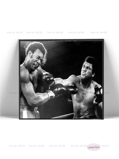 Muhammad Ali Canvas Art - Inspirational Boxing Legend Wall Decor - ZOOMNSTORE