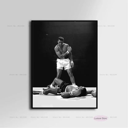 Muhammad Ali Canvas Art - Inspirational Boxing Legend Wall Decor - ZOOMNSTORE