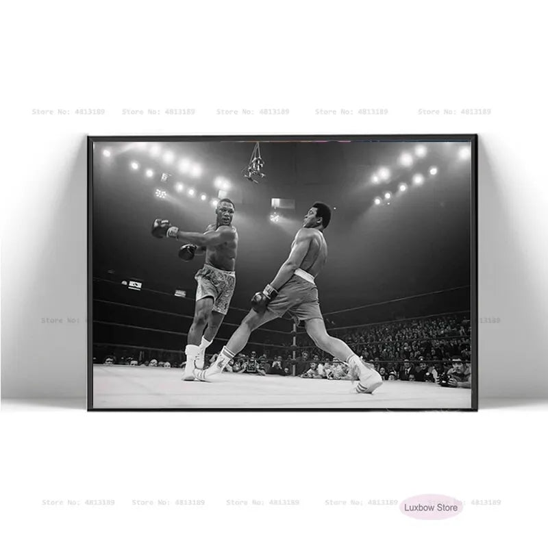 Muhammad Ali Canvas Art - Inspirational Boxing Legend Wall Decor - ZOOMNSTORE