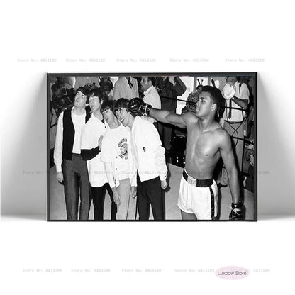 Muhammad Ali Canvas Art - Inspirational Boxing Legend Wall Decor - ZOOMNSTORE