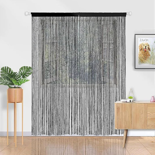 Multi-Color Silk Thread Curtain - 100x200cm Living Room  Wedding Decoration - ZOOMNSTORE