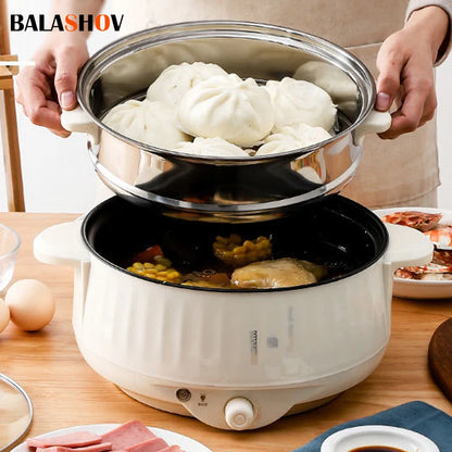 220V Electric Multi Cooker - Non-Stick Hot Pot  Rice Cooker for 1-2 People - ZOOMNSTORE