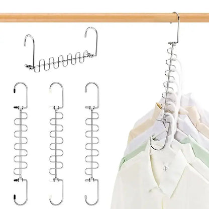 Multi Functional Clothes Hanger – 360 Degree Swivel Hook | Space Saving Organizer - ZOOMNSTORE