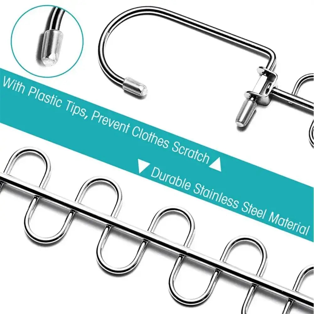 Multi Functional Clothes Hanger – 360 Degree Swivel Hook | Space Saving Organizer - ZOOMNSTORE