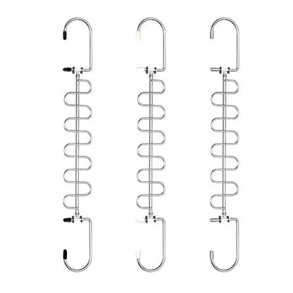 Multi Functional Clothes Hanger – 360 Degree Swivel Hook | Space Saving Organizer - ZOOMNSTORE