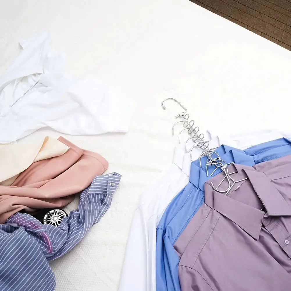 Multi Functional Clothes Hanger – 360 Degree Swivel Hook | Space Saving Organizer - ZOOMNSTORE