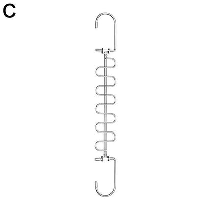 Multi Functional Clothes Hanger – 360 Degree Swivel Hook | Space Saving Organizer - ZOOMNSTORE