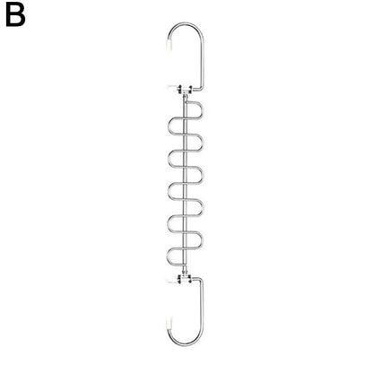 Multi Functional Clothes Hanger – 360 Degree Swivel Hook | Space Saving Organizer - ZOOMNSTORE