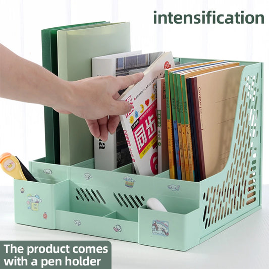 Multi-Layer File Rack - Thickened Document Storage Organizer for Office - ZOOMNSTORE