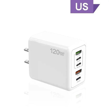 Multi Ports USB Quick Charger Charger Type C Fast Charging Phone Charger Adapter For iPhone Samsung Xiaomi Huawei Wall Charger - ZOOMNSTORE