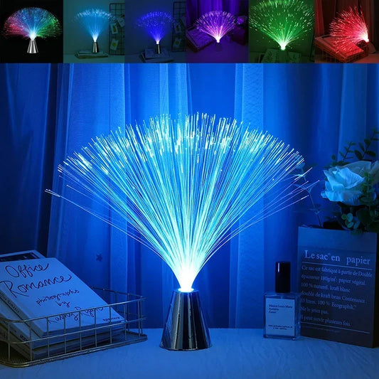 Multicolor LED Fiber Optic Star Sky Light - Holiday Wedding Night Decor Lamp - ZOOMNSTORE