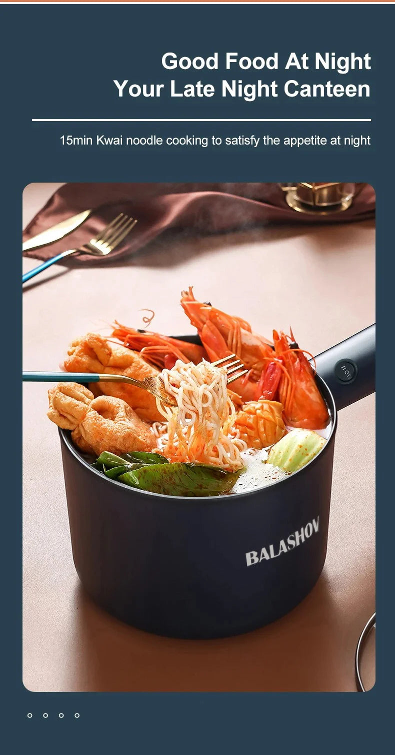 Multifunction Electric Cooker - 220V Non-Stick Hot Pot  Rice Cooker for Students - ZOOMNSTORE