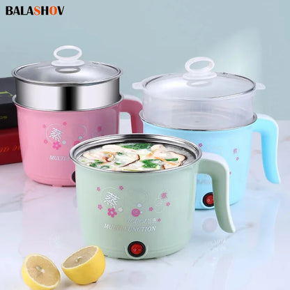 Mini Electric Hot Pot - Multifunction Cooker for 1-2 People Ramen  Rice 220V - ZOOMNSTORE