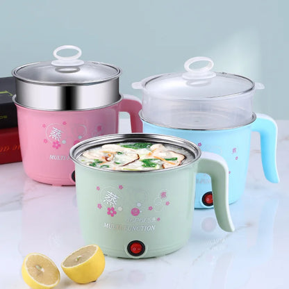 Mini Electric Hot Pot - Multifunction Cooker for 1-2 People Ramen  Rice 220V - ZOOMNSTORE