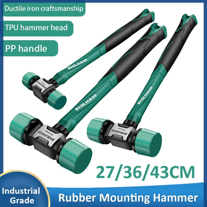 Double Headed Installation Hammer - Multifunction Rubber Mounting Tool Non-Slip  Vibration-Free - ZOOMNSTORE