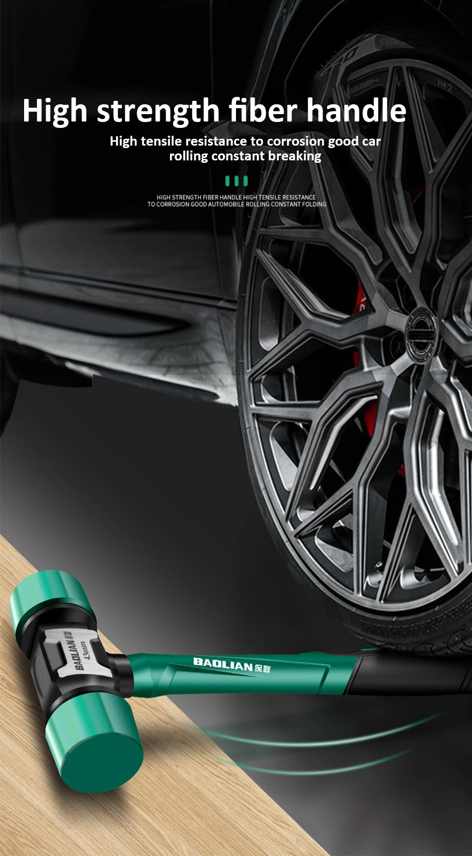 Double Headed Installation Hammer - Multifunction Rubber Mounting Tool Non-Slip  Vibration-Free - ZOOMNSTORE