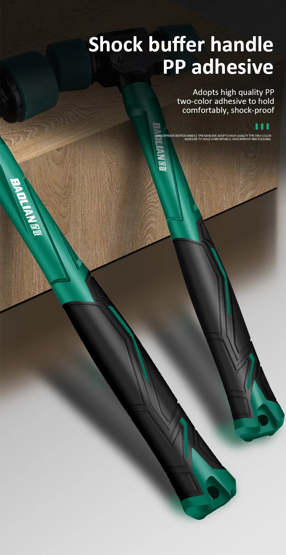 Double Headed Installation Hammer - Multifunction Rubber Mounting Tool Non-Slip  Vibration-Free - ZOOMNSTORE