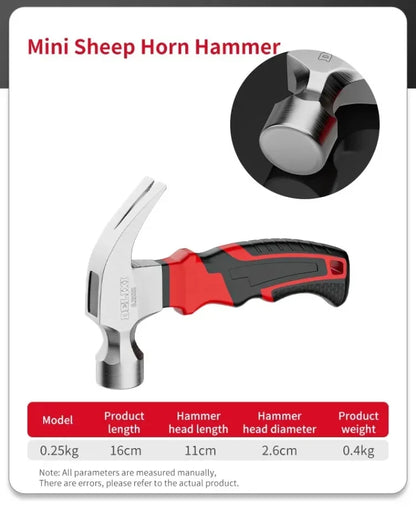 Mini Multifunctional Claw Hammer - Professional Woodworking Tool for Home Use - ZOOMNSTORE